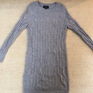 Banana Republic Merino Wool Knit Grey Dress